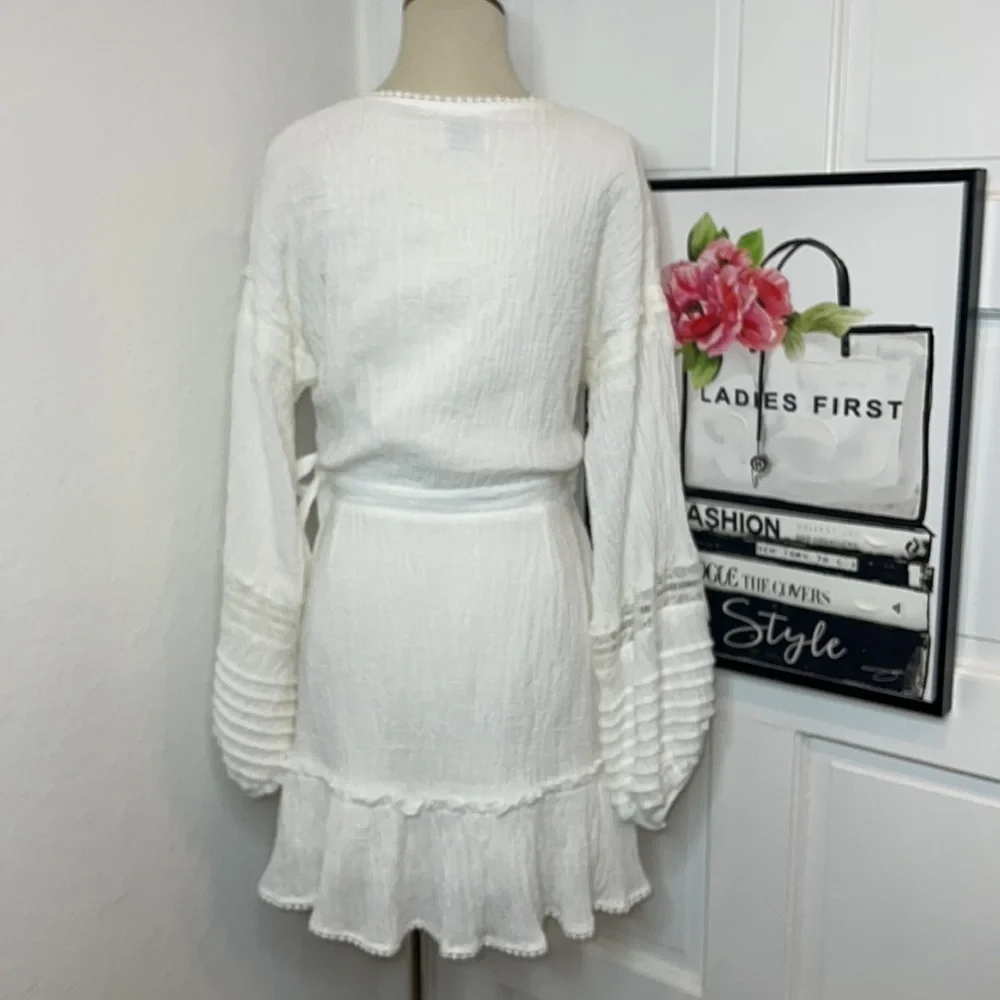 Suboo Willow White Wrap Dress Size 8US - Picture 5 of 12